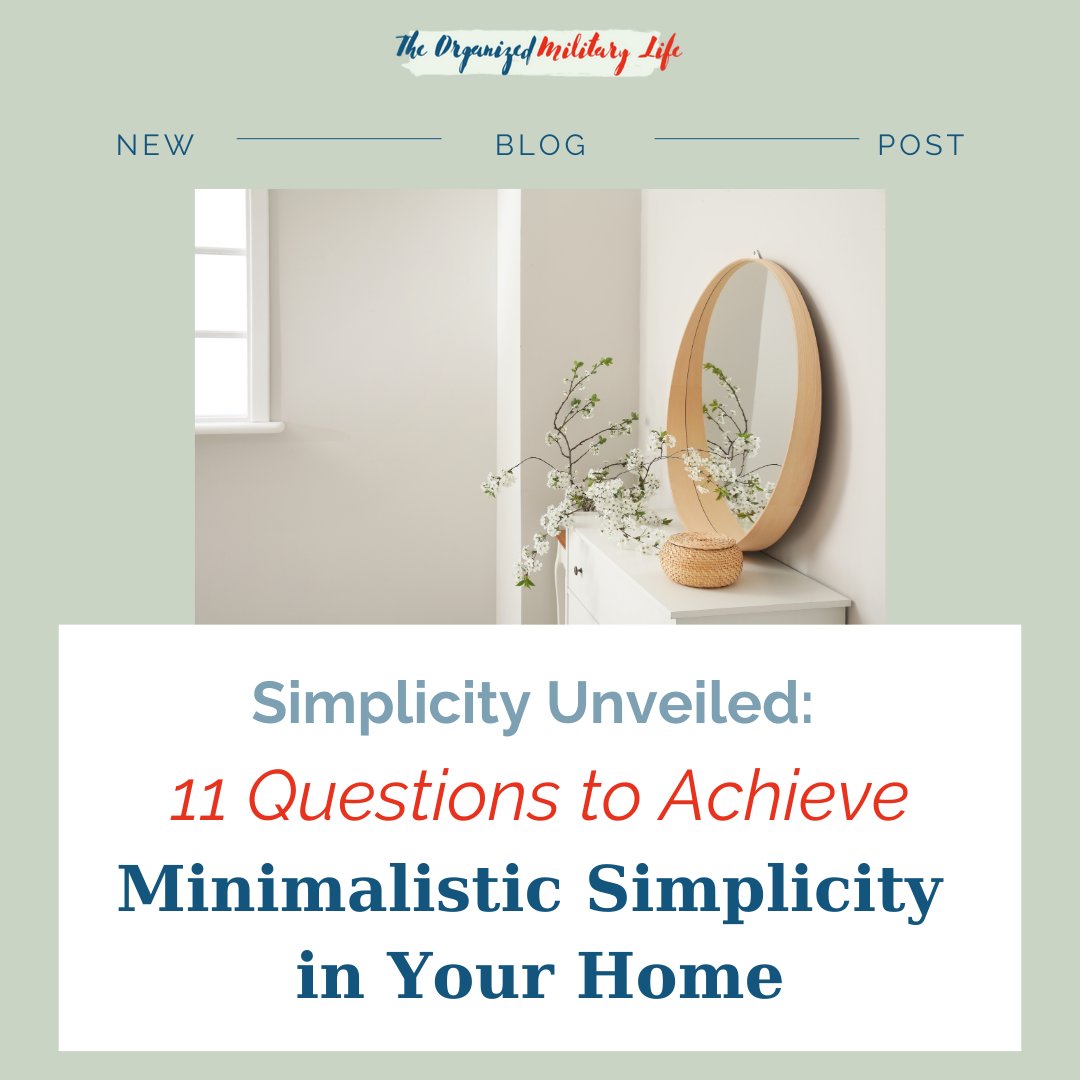 This week, I was featured in an article from <a href="/Redfin/">Redfin</a>! Check it out: theorganizedmilitarylife.com/minimalistic-l… #declutter #minimalism #decluttering #organize