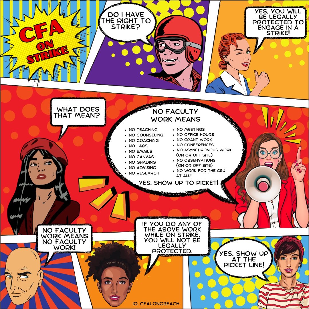 We faculty &amp; staff will soon shut down the largest public university system in the US. #solidarity #strike #union ⁦<a href="/strikewave/">Strikewave</a>⁩ ⁦<a href="/labornotes/">Labor Notes</a>⁩ ⁦<a href="/PortsideOrg/">media@portside.org</a>⁩ ⁦<a href="/DemSocialists/">DSA</a>⁩ ⁦<a href="/democracynow/">Democracy Now!</a>⁩ ⁦<a href="/CFA_United/">California Faculty Association</a>⁩ ⁦<a href="/TheChiefLeader/">The Chief</a>⁩