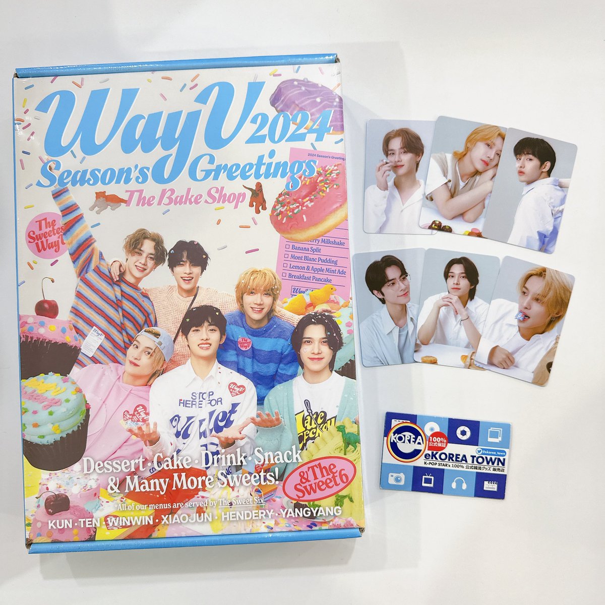 ekorea_town's tweet photo. 🩵#WayV 入荷情報🩵
#WayV
2024 SEASON'S GREETING
本日再入荷致しました🙌🏻
with muu店舗特典付きとなります🍀
2点のみの再入荷となるため
お求めの方はお早めに🏃💦💨
#Way_V https://t.co/l83KPfOnnx