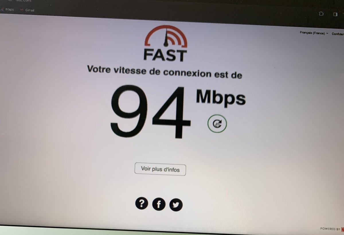 itunurachad's tweet photo. J’ai pu passer mon examen hier avec succès dans les locaux de @ilewabj.
Un cadre de travail apaisant.
J’avais besoin d’un minimum de 10 Mbps de vitesse de connexion, j’en ai eu 10 fois plus. Je recommande ! https://t.co/nZBMWwFvrl