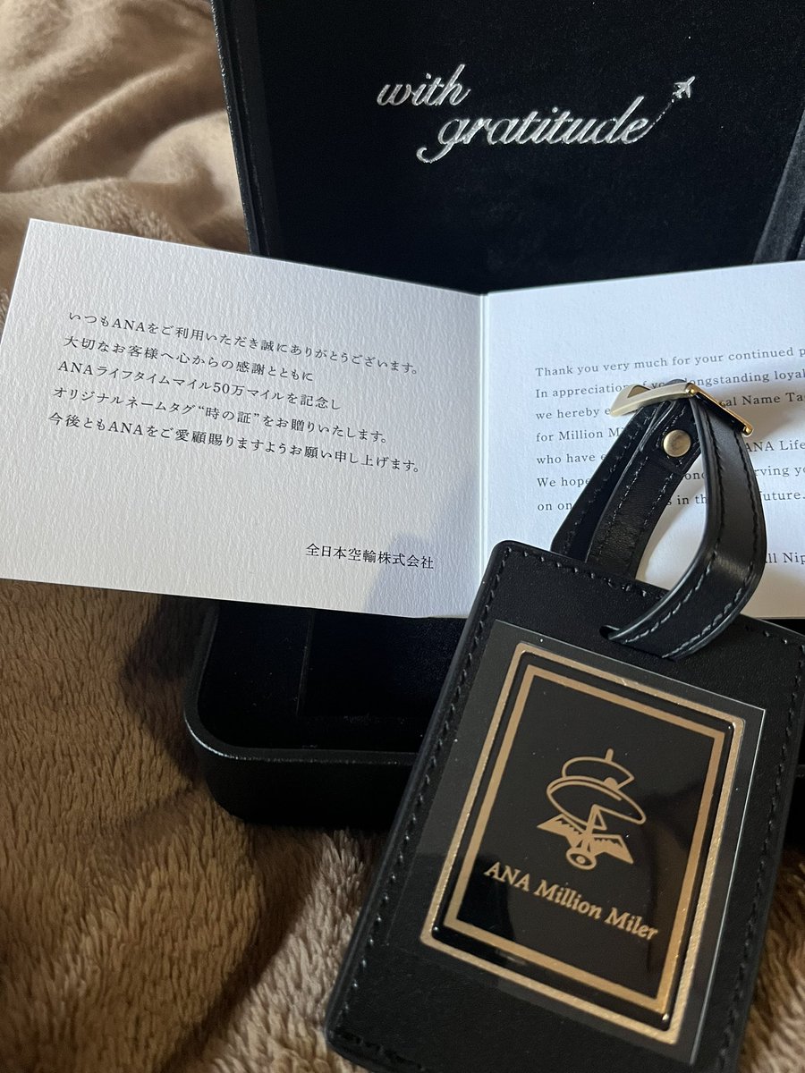 この度、メインエアラインANAで貯めてきたマイルが50万マイルを達成