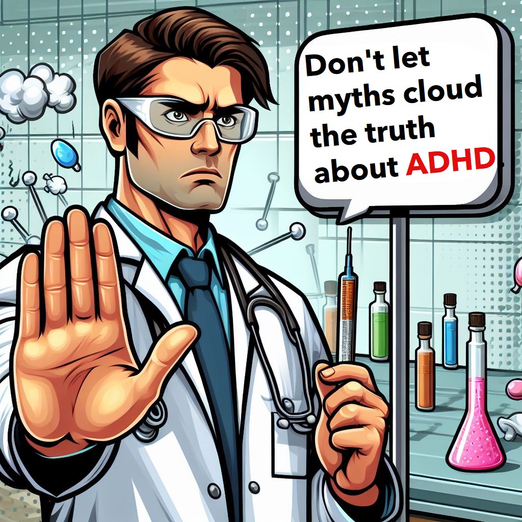 ADHD is not intentional or manipulation ADHD is not due to permissive or lax parenting ADHD is not due to low intelligence ADHD is a neurological disorder ADHD is connected to anxiety ADHD is manageable #ADHD #ADHDawareness #ADHDmyths #AdultADHD Source: