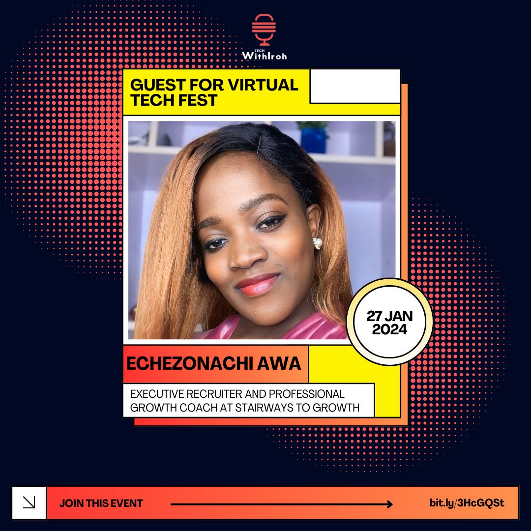 TechwithIroh's tweet photo. Meet one of our Guest Speaker on the upcoming VIRTUAL TECH FEST
Happening live on 27th January 2024
Tech with Iroh gat you covered on this ๐๐
Also don't forget to subscribe on YouTube channel Link in our bio
#tech #techwithiroh #techtrend #virtualtech #techpodcast https://t.co/R8LXMbxokU
