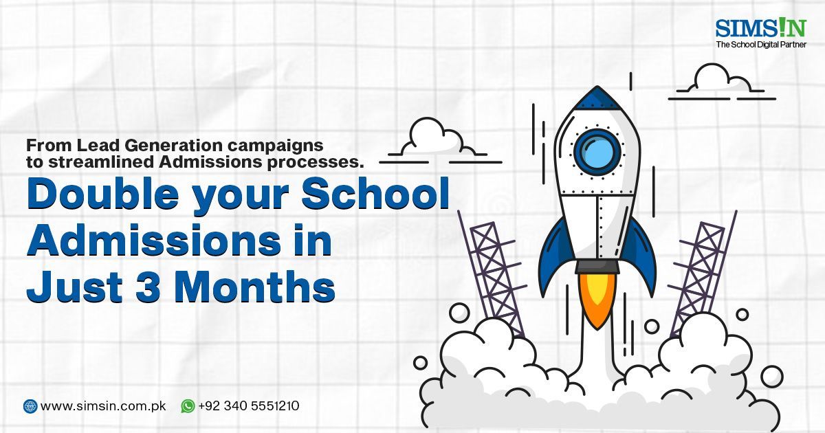SIMSINbyARWAJ's tweet photo. With our lead generation campaigns and streamlined admissions processes, you can double your admissions in just 3 months! 
#SIMSIN #SiminsbyArwaj #DoubleYourSchoolAdmissions #SchoolDigitalPartner #SchoolGrowth #SimsinAdmissionTool #SchoolAdmissions #SocialMediaPresence https://t.co/WoIDdCDZJO