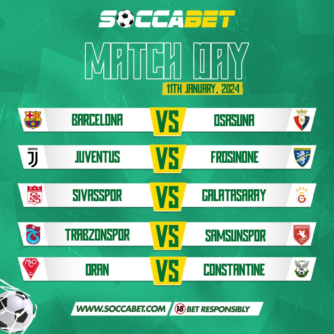 soccabet's tweet photo. Games for today 
#betwithsoccabet https://t.co/rl7PrIPZnO