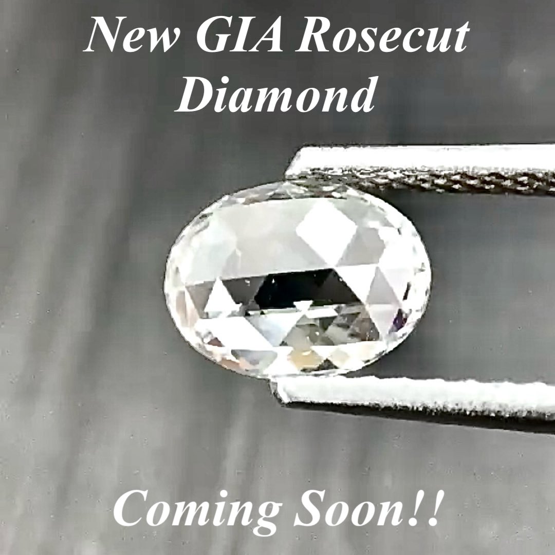New #rosecut #diamond #ローズカット　#ローズカットダイヤ
Coming Soon!!