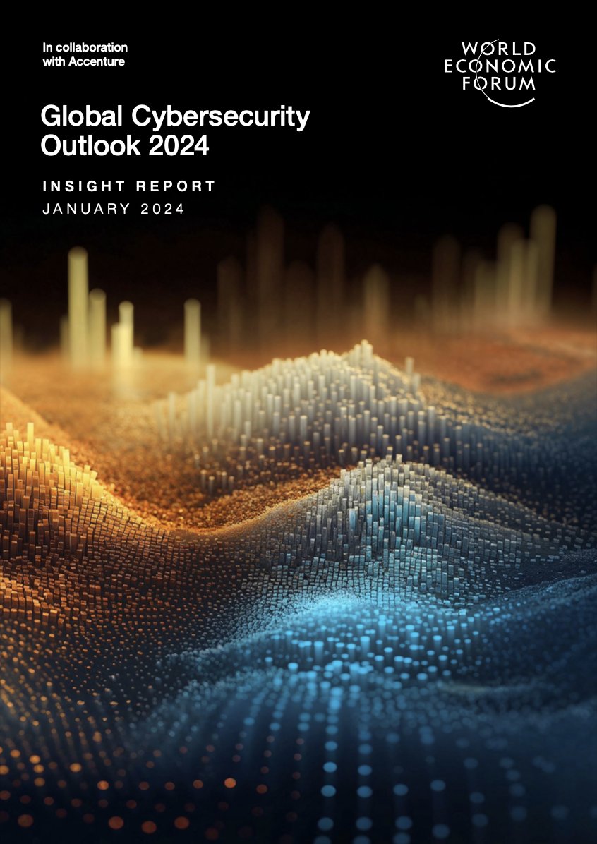 wef's tweet photo. This year’s @wef Global Cybersecurity Outlook provides crucial insights into the multifaceted challenges facing leaders across the globe. 

Faced with geopolitical instability and new technologies, businesses and governments must work together to address the most pressing #cybersecurity challenges. @Accenture #wef24

https://t.co/wEecuYS2ag