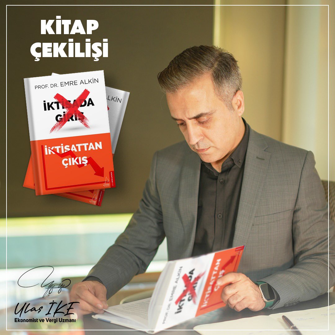 ulasike's tweet photo. Merhaba sevgili dostlarım,

Finansal okuryazarlığa merakı olan herkesin okuması gereken bir kitap olduğunu düşündüğüm Emre Alkin’in “İktisattan Çıkış” adlı kitabını, aranızdan 3 kişiye hediye etmek istiyorum. Size kazandıracağı çok şey olduğuna inandığım bu kitaba sahip olmak için:

📌Beni takip etmenizi
📌Bu gönderiyi yeniden paylaşmanızı
📌Yorum olarak benimle en sevdiğiniz kitabı paylaşmanızı rica ediyorum🤗

Kazananı, 25 Ocak Perşembe günü X üzerinden açıklıyor olacağım.🙏

Sevgiler,