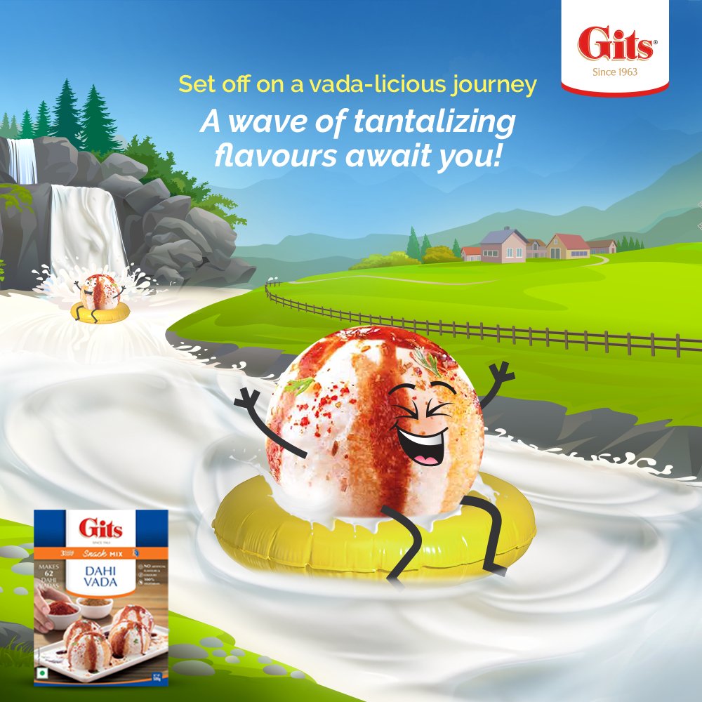 Gitsfood's tweet image. Get ready for a flavourful expedition where Gits Dahi Vada Instant Mix is the ticket to your journey.

#Gitsfood #instantmixes #dahivada #foodie