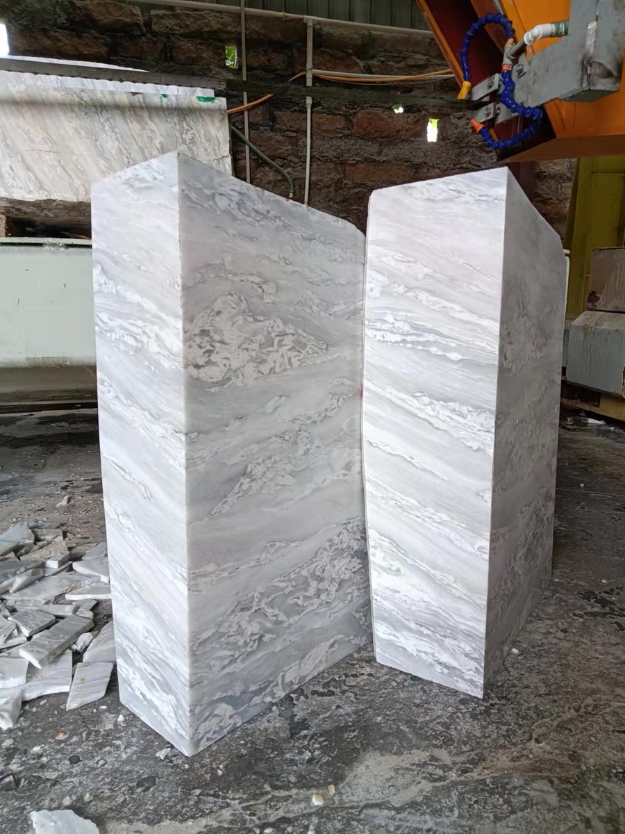 Innovative Marble Cutting Technique Boosts Material Utilization to 95%#MarbleTech #InnovativeCutting #Sustainability #StoneCraftsmanship #EfficiencyInDesign #MarbleProcessing 
leo@groupcny.com
📞whatsapp：+8618060517856
groupcny.com