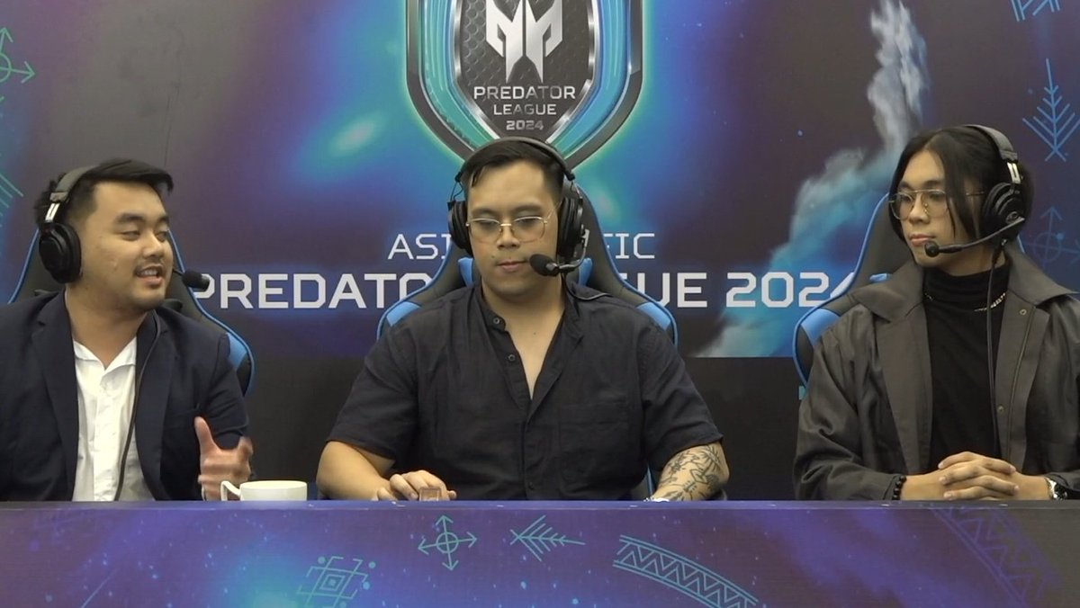 Watching on two screens at once to support some of the best casters and hosts in PH sports! Much love for the #PredatorLeague2024 talents, your energy is amazing. 🥰
