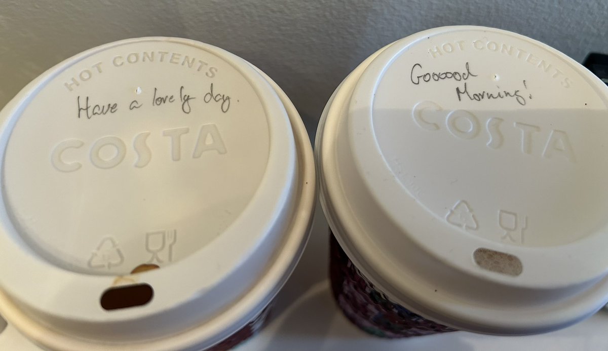 MrsPalmer83's tweet photo. 😁 thanks boss man- you too! Ayl Bedgrove 👌🏻 @bestteam @CostaCoffee https://t.co/v1Wfqf1Lyy
