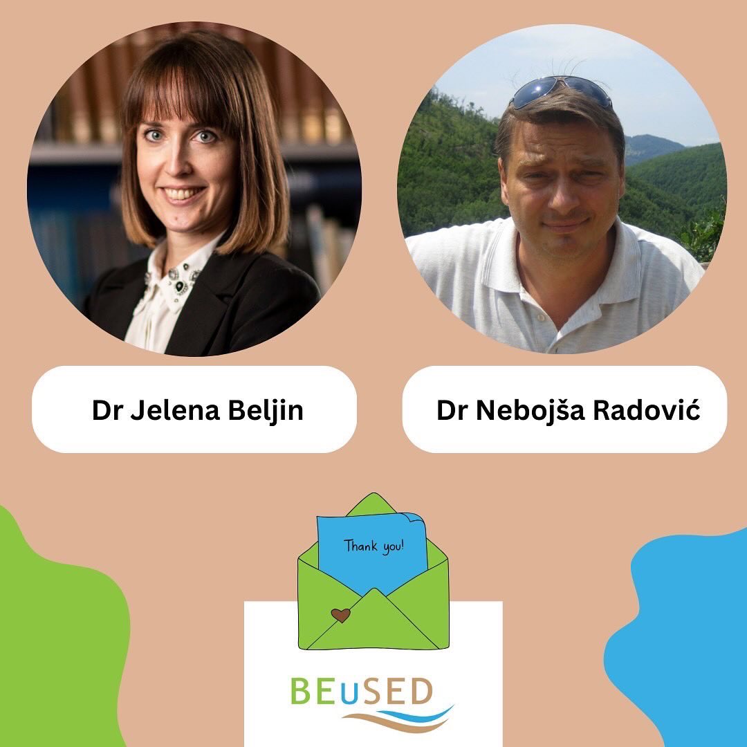 BeusedP's tweet photo. 🎄Sa Novom godinom stižu i novi članovi u BEuSED tim!
👋Ovim putem želimo pre svega da se zahvalimo redovnom profesoru dr Nebojši Radoviću i dr Jeleni Beljin i poželimo dobrodošlicu u BEuSED tim dr Kerkez Đurđi i dr Šešliji Milošu!
#BEuSED #fondzanauku #programideje https://t.co/5QxanROASf