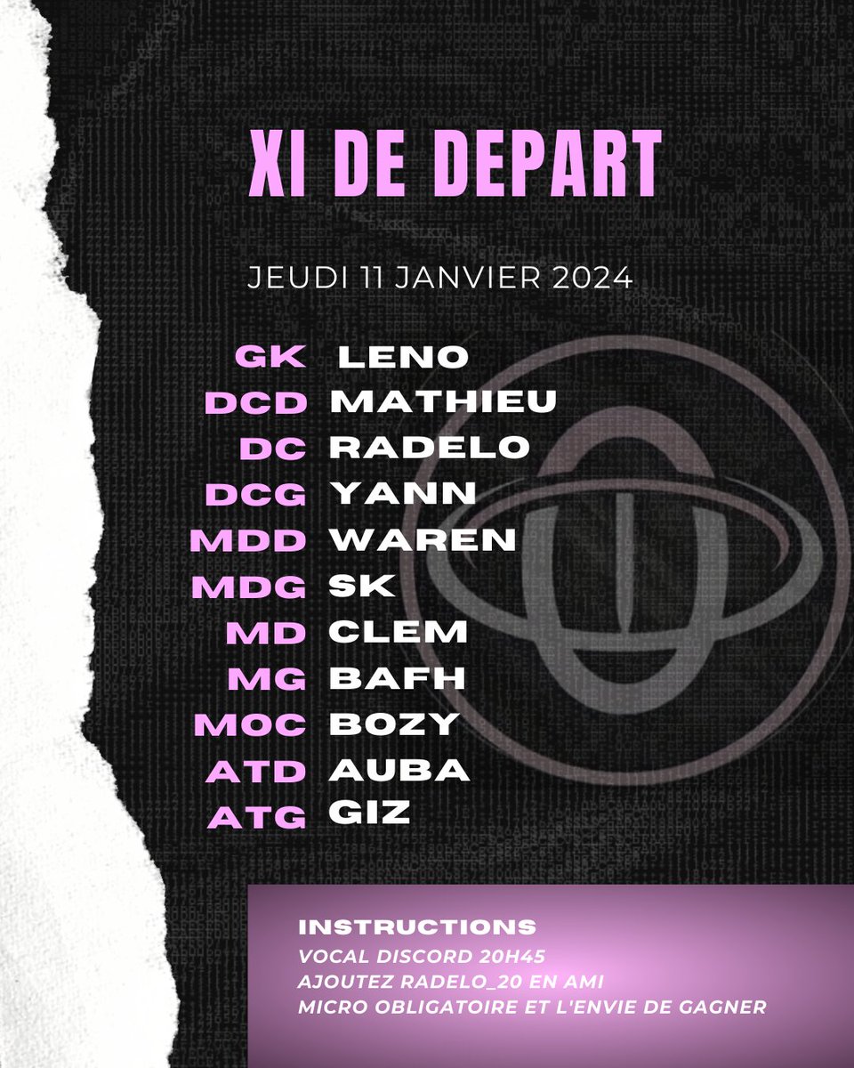 oTp FC (@otpfifacp) on Twitter photo Programme de ce soir
2 matchs de championnat en Monaco Santa
Nos soldats sont prêt pour en découdre avant la reprise des VPG.
Seul l'esprit d'équipe compte.
VAMOS oTp⚔️⚫️🟣
<a href="/FcpEsport/">FCP Esport</a> 22h00
@AhsokaFCcp 22H20 Programme de ce soir
2 matchs de championnat en Monaco Santa
Nos soldats sont prêt pour en découdre avant la reprise des VPG.
Seul l'esprit d'équipe compte.
VAMOS oTp⚔️⚫️🟣
<a href="/FcpEsport/">FCP Esport</a> 22h00
@AhsokaFCcp 22H20