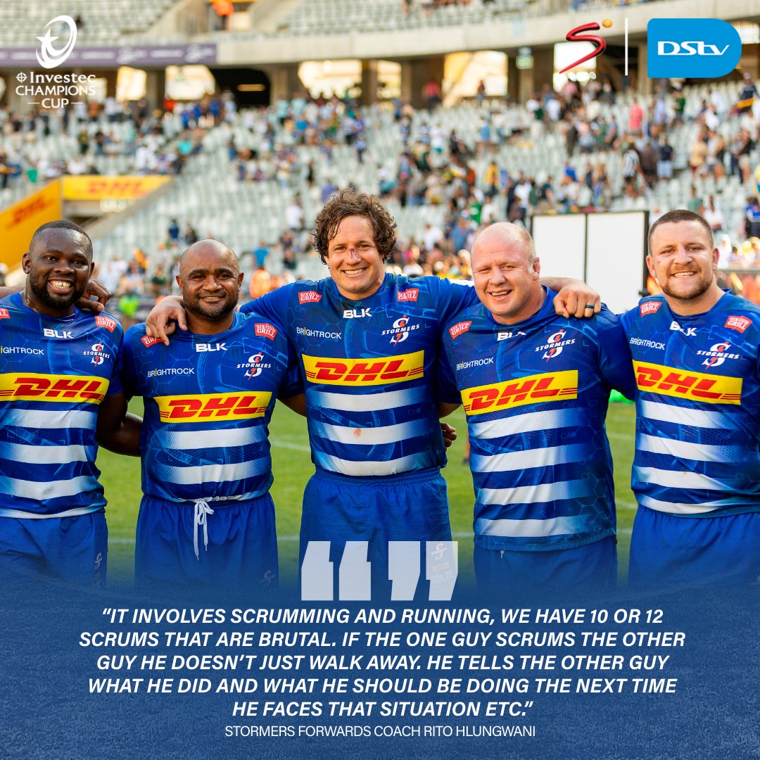 SSRugby's tweet photo. The secret to the DHL Stormers scrum dominance 💪 https://t.co/BpRf5GrxUO