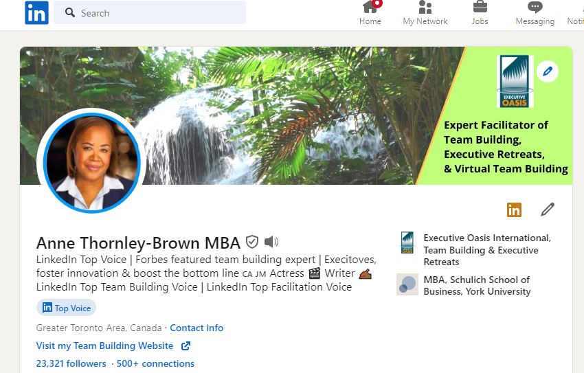 I am now a LinkedIn Top Voice.  #LinkedIn 

linkedin.com/posts/annethor…