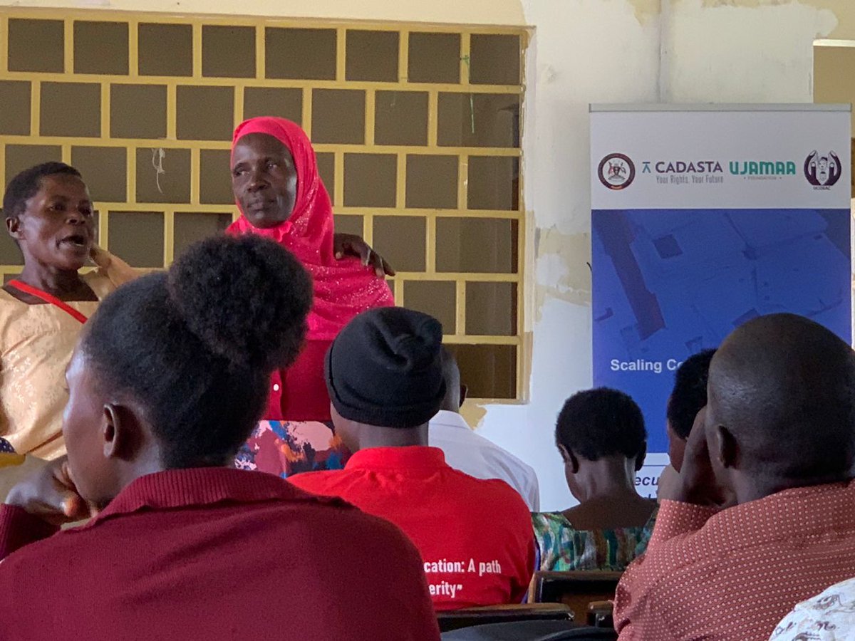 Ujamaafdn's tweet image. Excited to lead a sensitization session in Namutumba District on land mapping and customary land ownership. Empowering communities with knowledge for sustainable development. The citizens are excited to know about their land rights! #LandMapping #CommunityEmpowerment