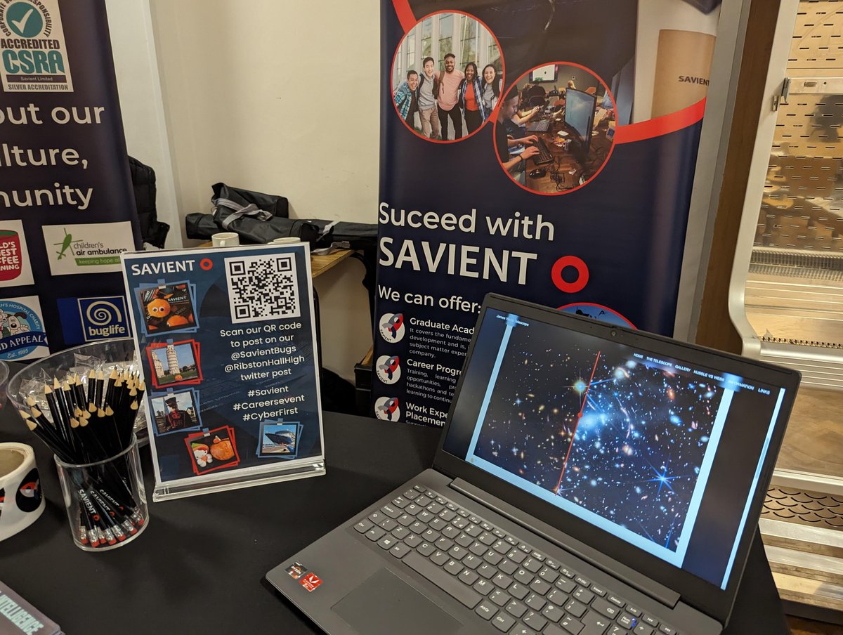 Inspiring the Future 🚀 at Ribston Hall High School ⭕ <a href="/SavientL/">Savient</a> connects with <a href="/CyberFirst/">Marchand Russell</a> Stars!

Our first CSR outreach events for 2024 👏 to showcase the exciting career possibilities awaiting these bright young minds after GCSEs

#GloucesterCareers #STEMCareers #Cyber