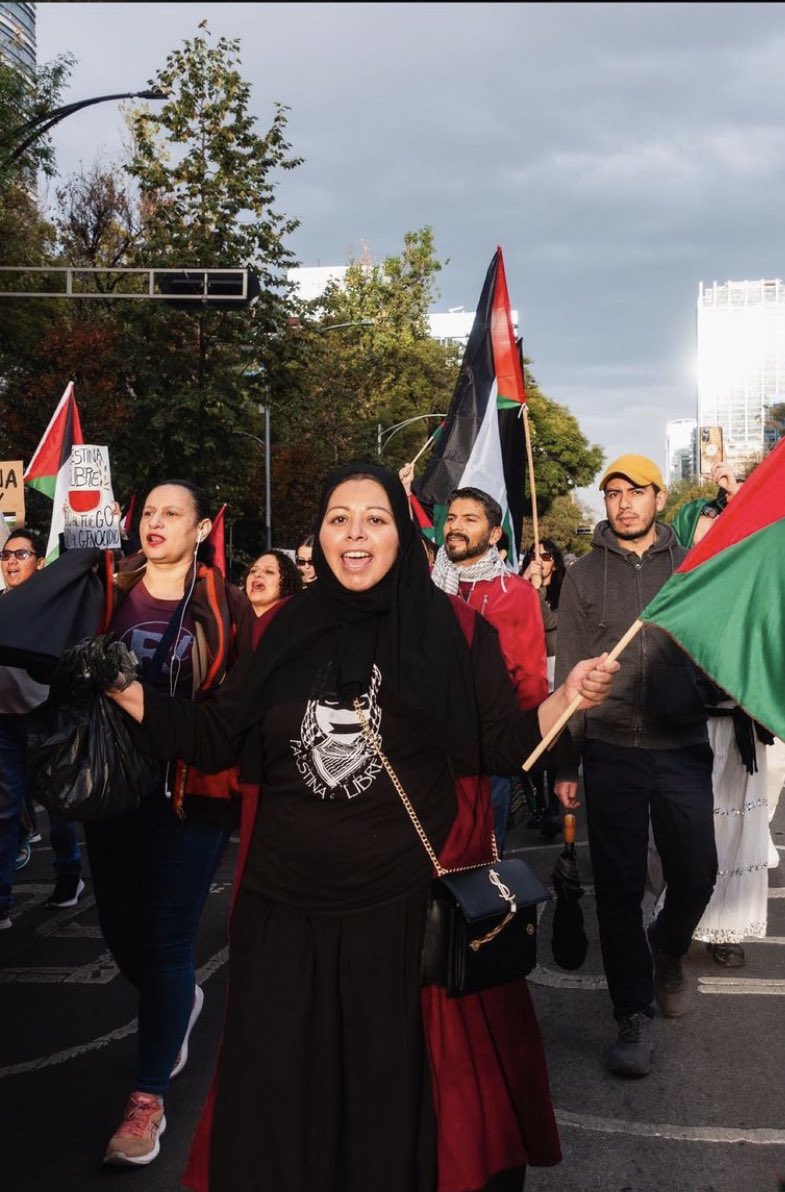 From the river to the sea, Palestine will be free. Solidarity from Mexico City. 🍉✊🏿💥🖤 #FreePalestine 📸:<a href="/RickRL__/">Rick R.L.</a>