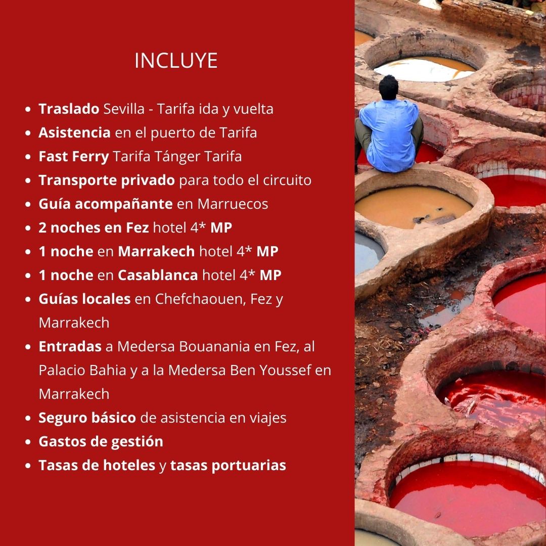 DescMarruecos's tweet photo. Viaja en el puente de Andalucía a las principales ciudades imperiales de Marruecos. Reserva ya, no pierdas esta oportunidad!
https://t.co/yO4KR6lPdb https://t.co/uTPqpVj879