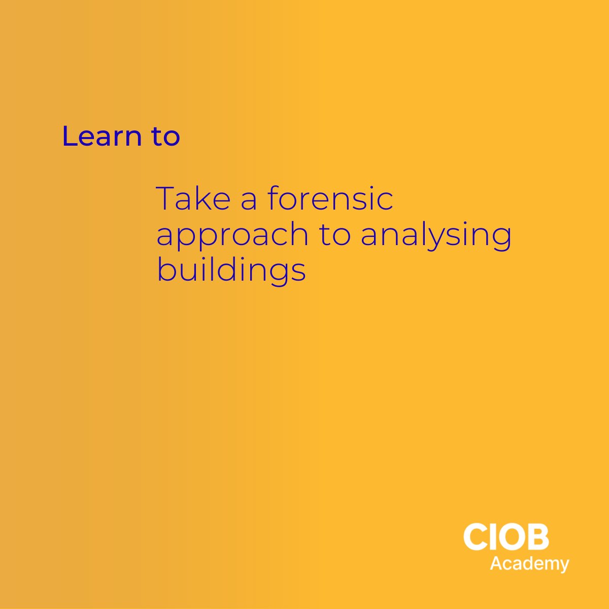 theCIOB's tweet photo. Are you curious about what makes buildings tick over time? If so you’ll be interested in this course. From foundation to facade, this course delves into the science of building deterioration. Find out more here: https://t.co/k1QRdeMsEF

#buildingpathology  #ciob  #build https://t.co/cLcsv4gmc9