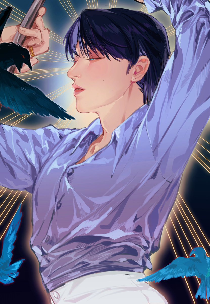 syslz0710's tweet image. #ATEEZ #ATEEZfanart #SAN 
笼中鸟🐦‍⬛