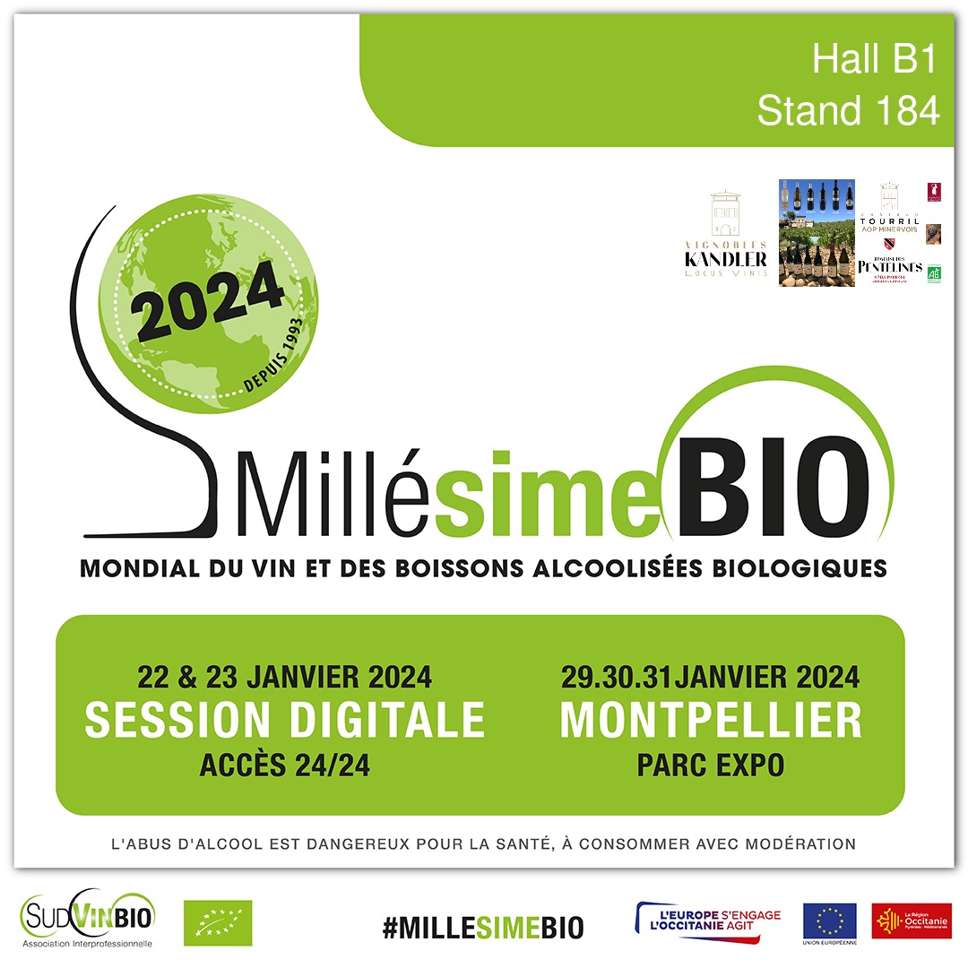 @domainedepentelines est au Salon @millesime_bio 2024 digital et physique à Montpellier @vins_rhone @vigneronindependant @cotesdurhonewines @rhone_weine #cotesdurhonevillagegadagne #vinbio #organicwine #instawine