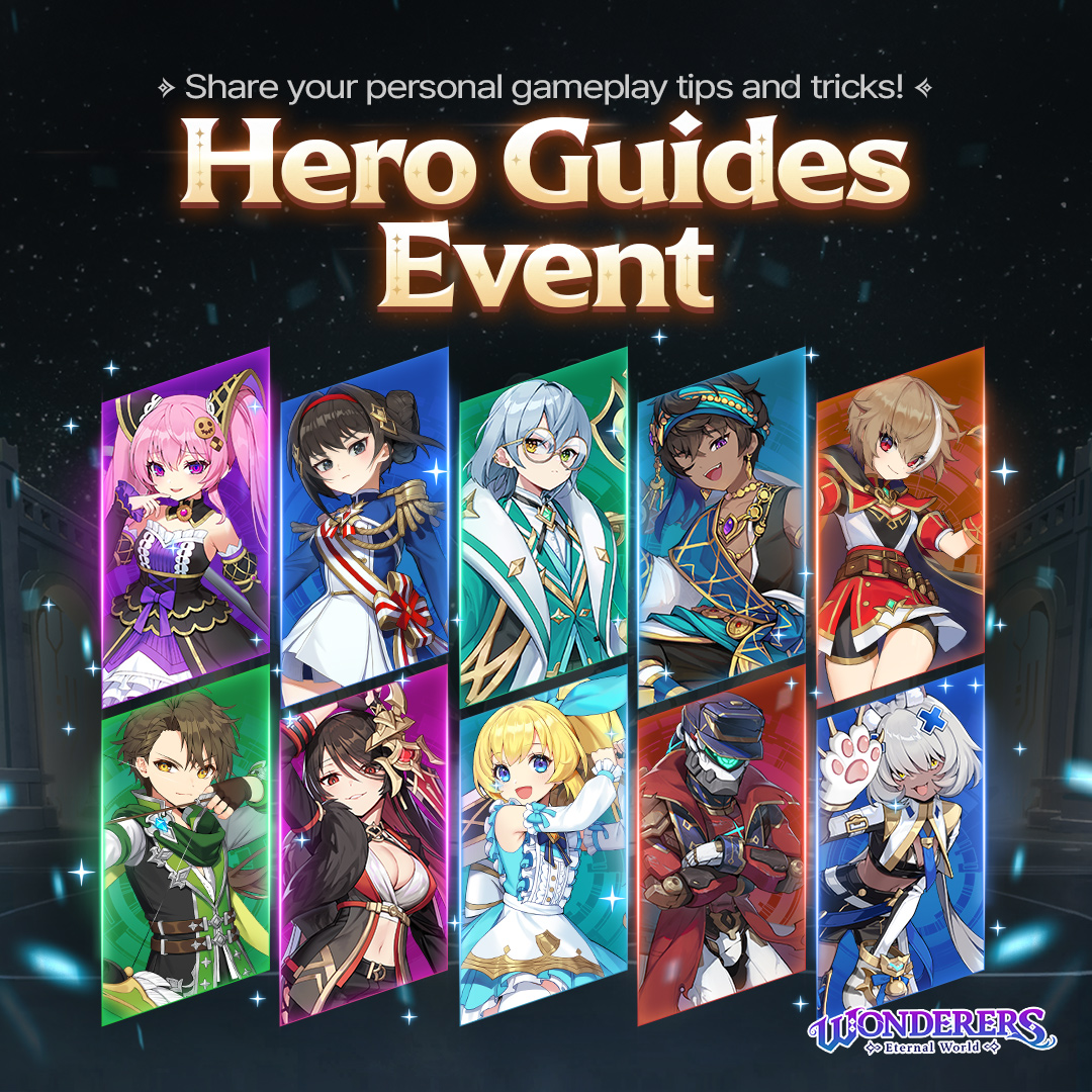 Wonderers_EW's tweet photo. Share your personal gameplay Tips and Tricks!📖

Participate in the Wonderers Hero Guides Event for a chance to win Crystals, Pure Pet Egg, and more!💎🥚

Event Details: https://t.co/hyhJAeikv0

#wonderers #WonderersEternalWorld #TipsandTricks #event https://t.co/2agya12viv