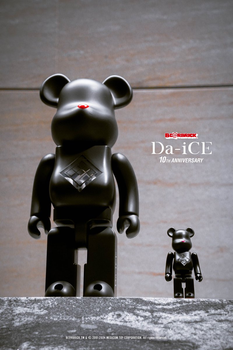 メジャーデビュー10周年記念】 #ベアブリック × #Da_iCE 「Da-iCE BE