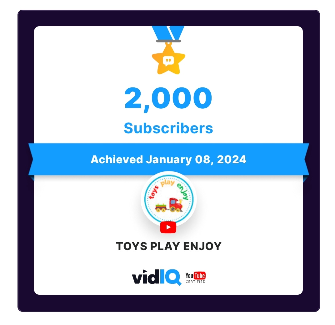 toysplayenjoy's tweet image. 🇬🇧 Our family is growing up. Thanks to all who are subscribe to our channel. 🙏❤️😀
🇹🇷 Ailemiz büyüyor. Abone olan herkese teşekkürler. 🙏❤️😀

#subscibersyoutube #subscriberyoutube #subscribe4subscribe #SubscribeNow #SubscribeToday #subscriber #subscribers #youtube #youtubekids