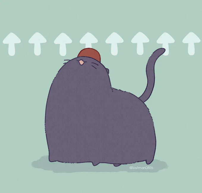 ただが上を見上げているだけの絵