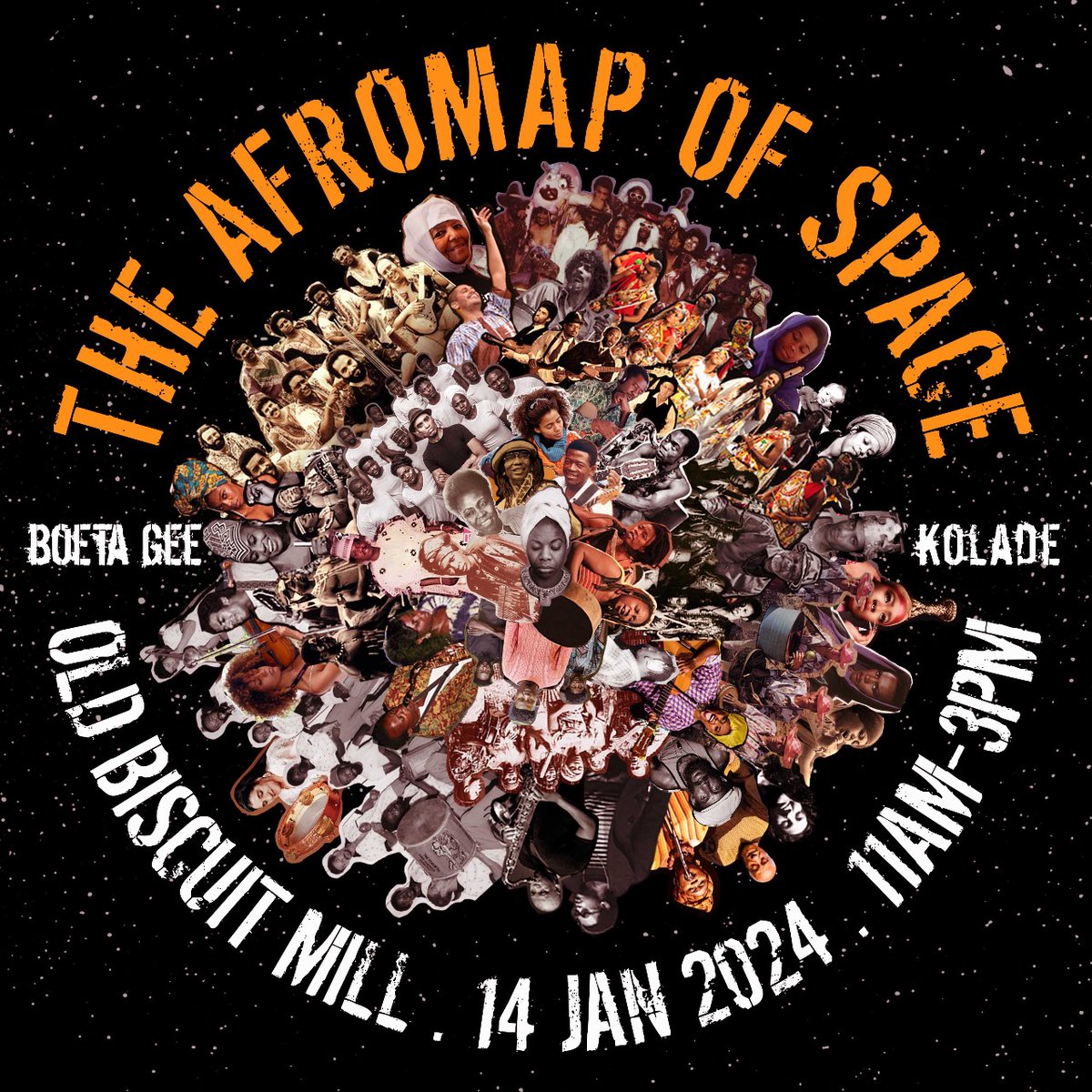This Sunday, the 14th of January, Boeta Gee and Kolade will be at The Old Biscuit Mill, Woodstock playing The Afromap of Space: Afrobeat(s), Reggae, Jazz, Funk, Juju, Highlife, Fuji, Kwaito, Hip Hop and all the in between. Join us from 11am to 3pm!