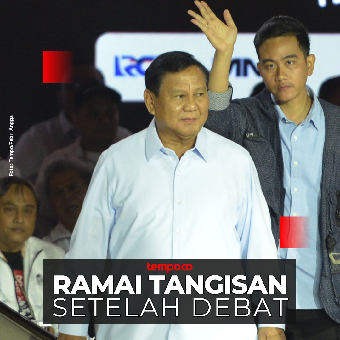 tempodotco's tweet photo. Ungkapan rasa sedih warganet pendukung Prabowo selepas debat. Tim relawan menyebar video orang menangis.

Diduga terencana??🤔

#TempoThread #Prabowo #DebatCapres https://t.co/tvSQrTJVBm