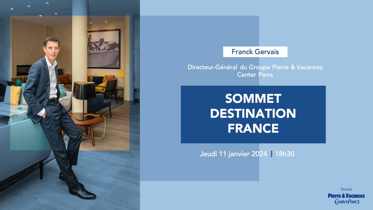 GroupePVCP (@groupepvcp) on Twitter photo Notre directeur général <a href="/franckgervais/">Franck Gervais</a> interviendra aujourd’hui au #SommetDestinationFrance lors d'un atelier interactif sous le thème de l'#innovation, la French Tech et le développement #durable. Notre directeur général <a href="/franckgervais/">Franck Gervais</a> interviendra aujourd’hui au #SommetDestinationFrance lors d'un atelier interactif sous le thème de l'#innovation, la French Tech et le développement #durable.