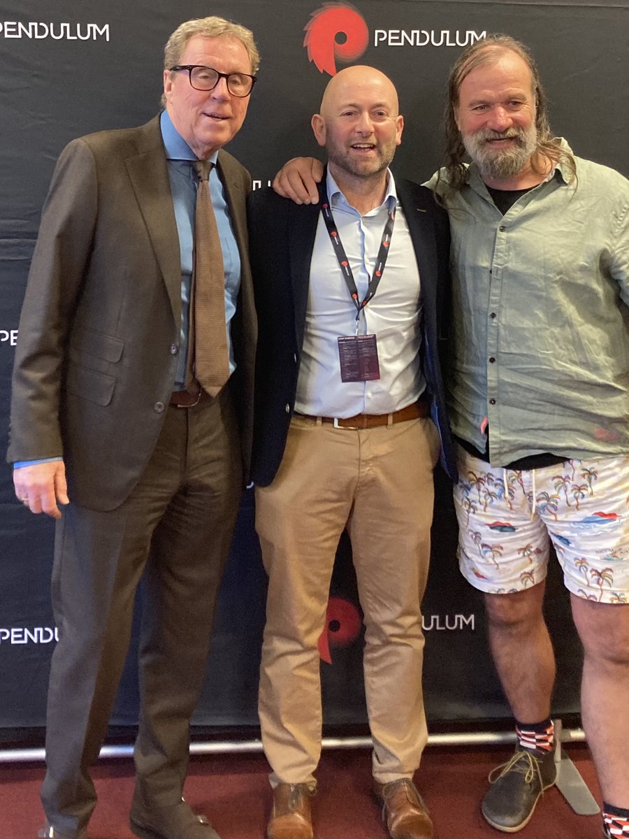 ⁦@PendulumSummit⁩ was excellent again this year. What a treat to be able to meet these two Harry ⁦@Iceman_Hof⁩ Congrats ⁦@FrankieSheahan⁩ Norma and team. 👏👏