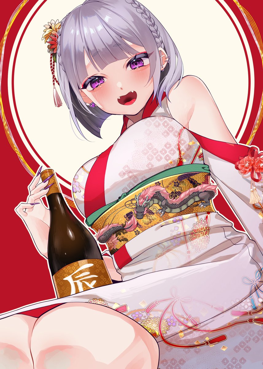 YumekawaYamu's tweet photo. 𝟐𝟎𝟐𝟒✧︎明けまして良いお年です🐉⛩️
#HappyNewYear https://t.co/O5Rff9es1U