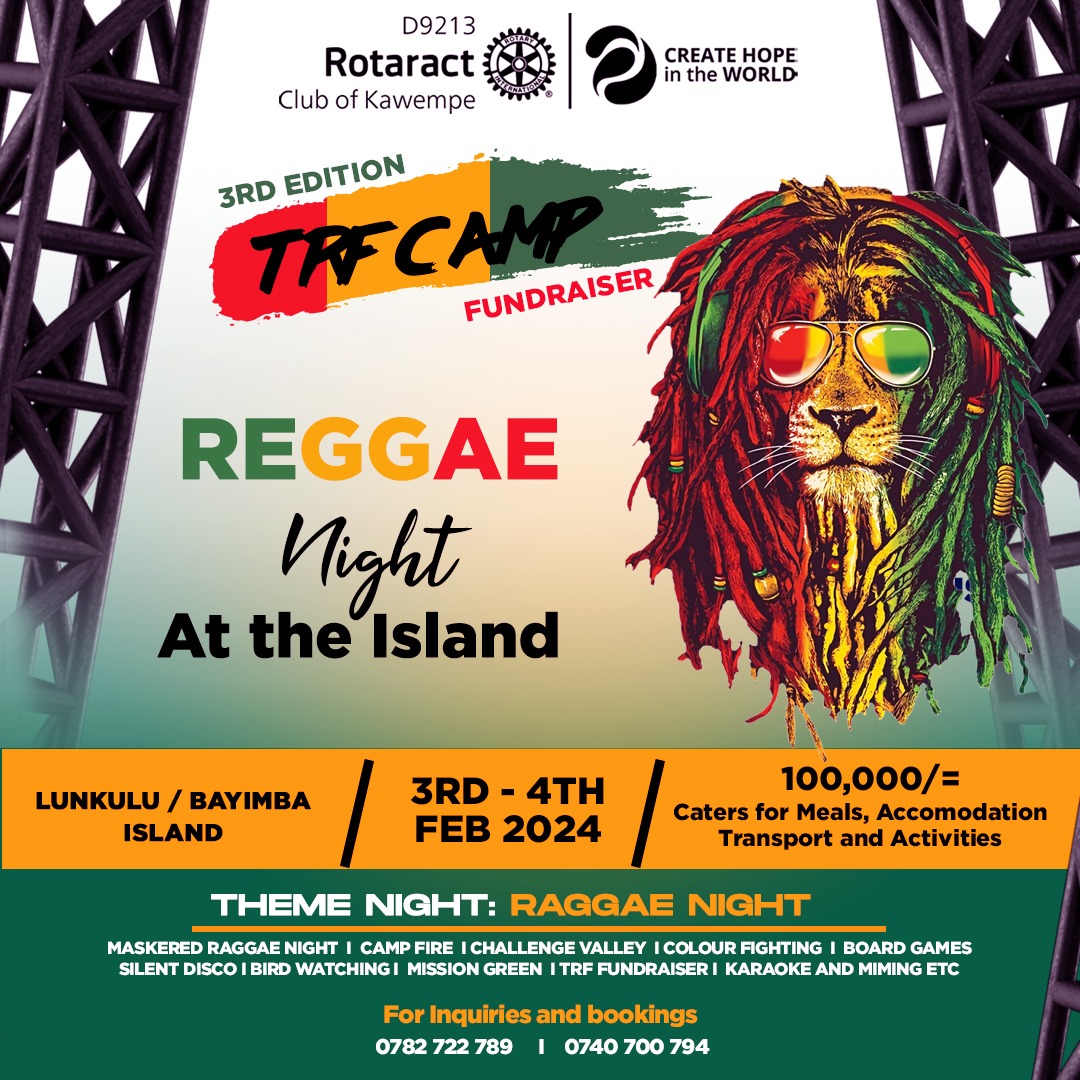 OketchoEmmanue7's tweet photo. Reggae music is simple music but it's from the heart.
 Just as people need water to drink, people also
need music.If it is true music, the people will be drawn to it.
None but ourselves can free our minds.
Join us as we free our minds at  the #TRFCampFundraiser #Rotary https://t.co/apMvZtT4cg