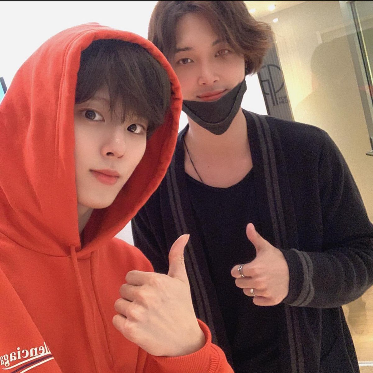 niaforseok__'s tweet photo. wooseok’s recording for sinphony 🤭 looks like it was for the rap part 🤣 https://t.co/iyRNKBLuCq
