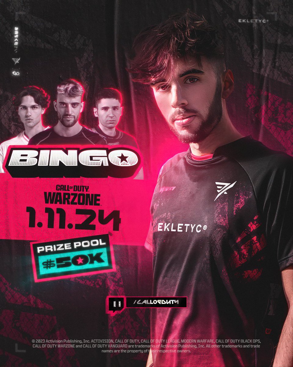 Ekletyc's tweet photo. Questa sera, ore 21, non perdetevi l'appuntamento con il "Team dei Record"! ๐
Il nostro @isfreddy_, insieme a @DarioFerracci, @ZANX_tv e @NPredax, rappresenteranno l'Italia in un evento esclusivo organizzato da @Activision ed @erenaGG. ๐ฎ๐น
#beyondanylogic https://t.co/2Wth1yi9uB