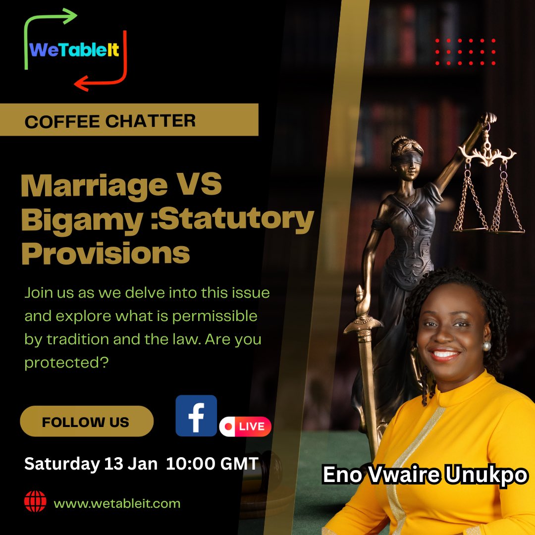 In the wake of the issue between #YulEdochie and his estranged wife #MayYulEdochie, one is left with no option but to reassess the rudiments of a legally binding marriage. Is bigamy to be overlooked because of culture or should it remain outlawed? Let us hear your opinion