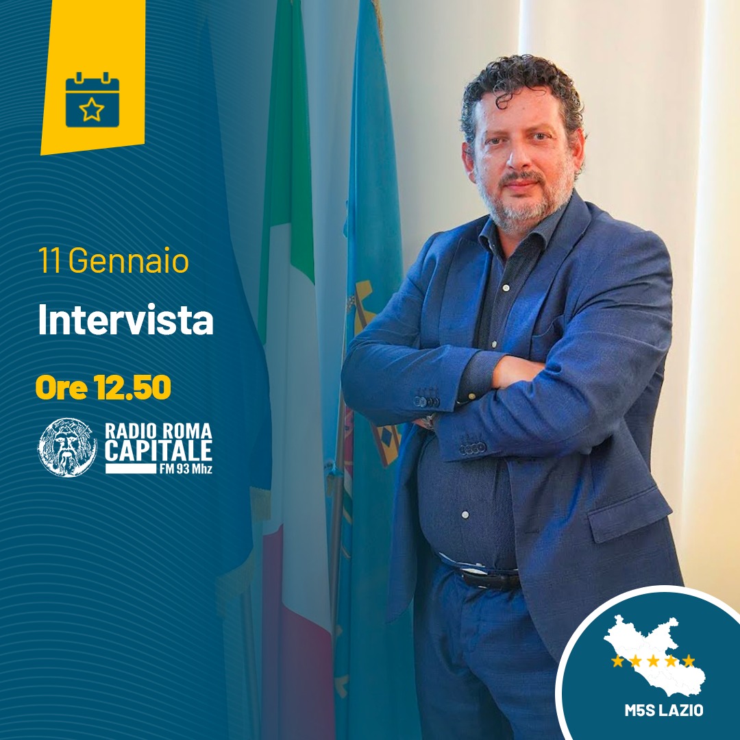 Questa mattina alle 12,50 verrò intervistato su <a href="/RRCapitale/">RadioRomaCapitale</a>. Vi aspetto.

#M5S #Movimento5Stelle #intervista #Radio #regionelazio