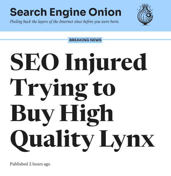 Search Engine Onion (@thesearchonion) on Twitter photo 