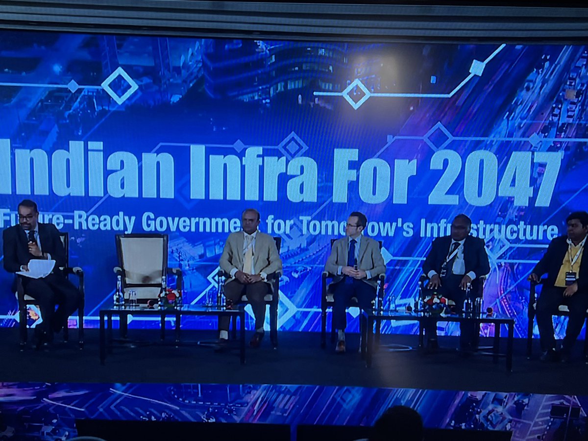 StarmassCorp's tweet photo. Interesting conversations happening at Indian Infra for 2047 conference. 

#infrastructure #construction https://t.co/3leVlxUQ1P