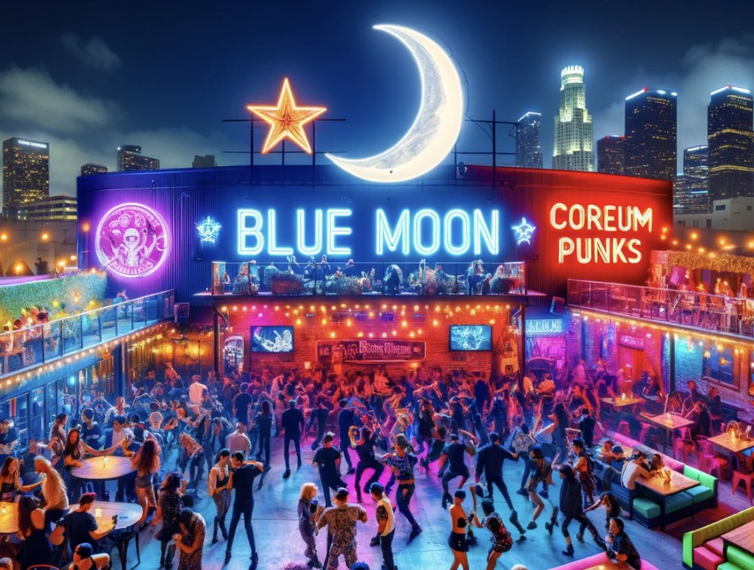 NftEvolutionz's tweet photo. 🌟 Exciting News! NFT Evolutionz is coming to LA with the #Coreum_Punks 🎉
Join us at the Blue Moon Lounge on February 24th and meet the team An evening of innovation, community building and collaborations
Don't miss it 🚀
#NFTLA  #zenlounge #BlueMoonEvent #coreum https://t.co/JxsEPIMT9w