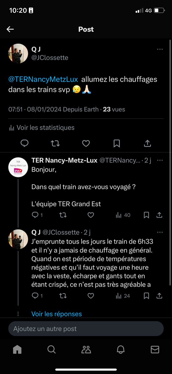 JClossette's tweet photo. @TERNancyMetzLux @reno_tidus Dois-je entourer la date de mon tweet ? car j’ai même du mal à croire que vous savez lire in fine. On peut faire un jeu simple, sur une échelle de 1 à 10 sur combien vous vous foutez de notre gueule ? https://t.co/RsagxaPFVB