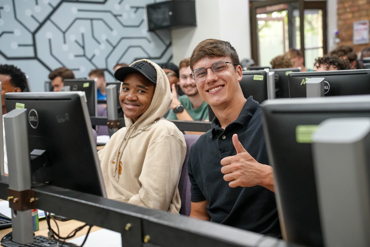 BelgiumCampus's tweet photo. Our #BridgingCourse #students are almost at the end of the first week of our intensive #mathematics course, and we are pleased to see that they still have smiles on their faces! We have every confidence in you and wish you all the best for the remainder of the course. https://t.co/LcQuRCTay5