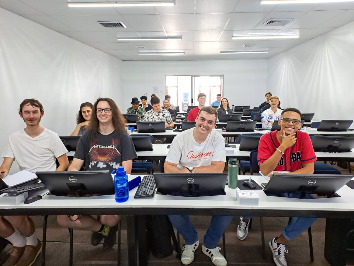 BelgiumCampus's tweet photo. Our #BridgingCourse #students are almost at the end of the first week of our intensive #mathematics course, and we are pleased to see that they still have smiles on their faces! We have every confidence in you and wish you all the best for the remainder of the course. https://t.co/LcQuRCTay5