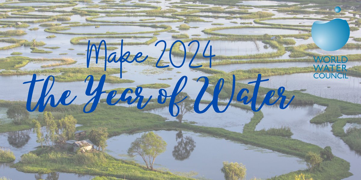 Stop ignoring water ! That is what the World Water Council & its members wishes for 2024. Be involved for Water & participate in @WWaterForum10. Work with us to promote: access to water for all, water for human & for nature, a new deal for financing water & sanitation for all.