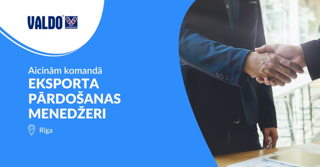 cvlv's tweet photo. VOLDEMĀRS aicina komandā EKSPORTA PĀRDOŠANAS MENEDŽERI! Ja Tev ir vēlme strādāt eksporta pārdošanas menedžera amatā un teicamas komunikācijas prasmes, uzzini vairāk par vakanci te: https://t.co/98cHNG3LBL https://t.co/kiJCR5yIwN