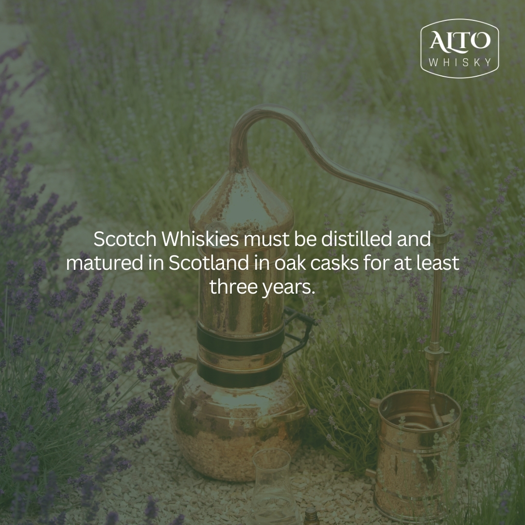 Scotch whisky isn’t Scotch whisky if it hasn’t matured in oak casks for at least three years and it also as to be made in Scotland. 

#altowhisky #whisky #whiskylife #whiskycaskinvestment #liquidgold #scotchwhisky #whiskycasks #investwithalto #whiskylover #investment